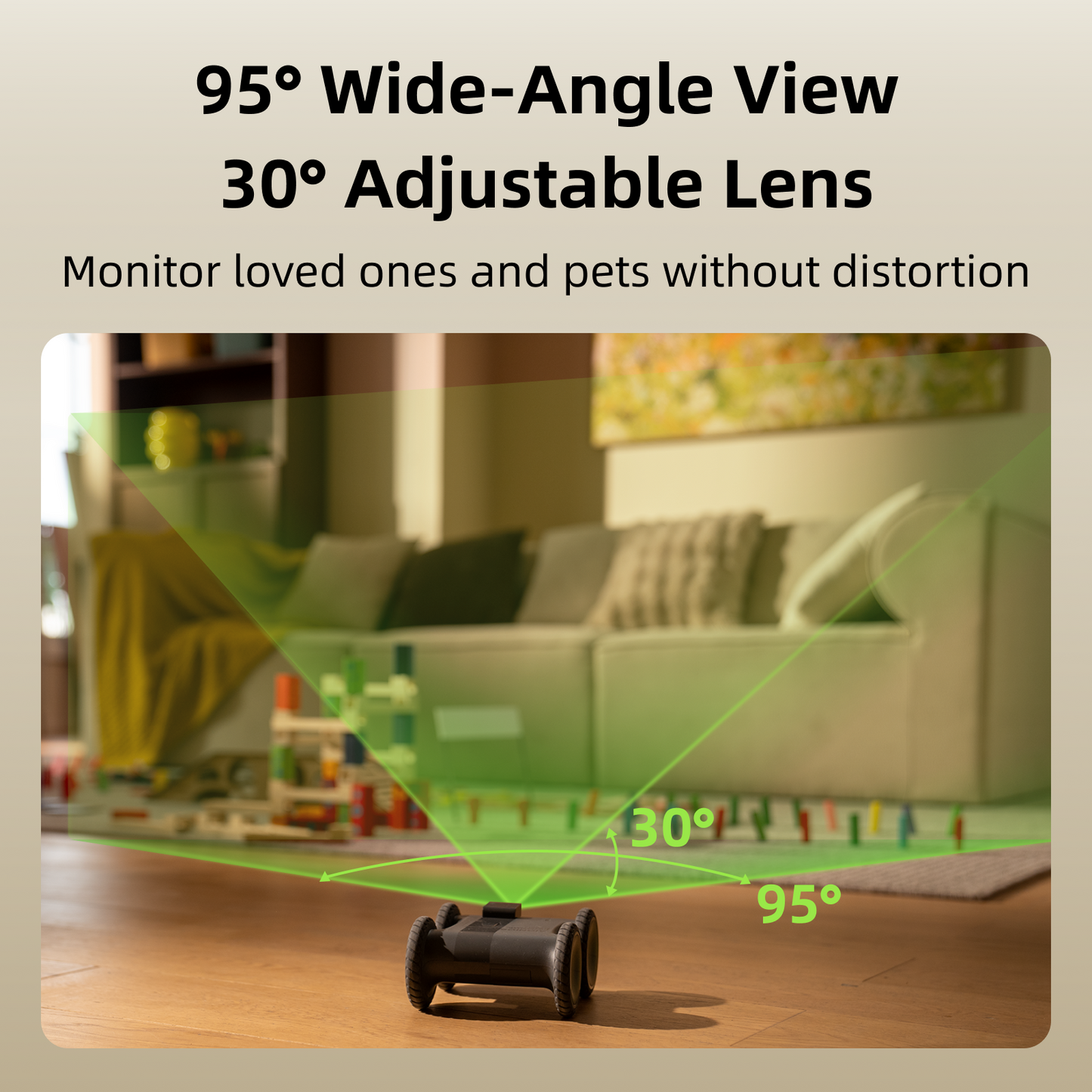 ata05 Home Robot Camera 4WD Whole-Home Mobility